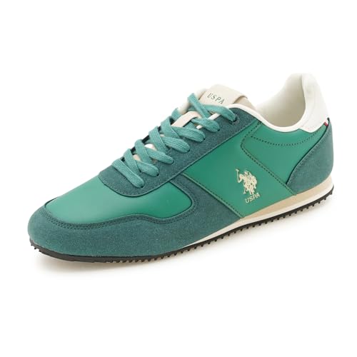 U.S. Polo Assn. Mens Sorrento Dk. Green Sneaker – 9 Uk (2Fd23614D03)