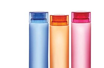 Cello H2O Water Bottles Set Of 3 Pcs For Daily Use, 1000Ml Each Multicolor | Stylish & Unbreakable Bpa-Free Leakproof Refrigerator Safe Pet Water Bottle For School, Office, Kitchen & Travel