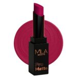 Mila Beauté Pro Matte Lipstick | Highly Pigmented & Long Lasting | Semi Matte Finish | Light Weight Lipstick | Single Swipe Application | Luxurious Lip Color | Shade -(Anarkali, 4.2G)