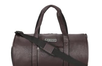 Lavie Sport Olympic Leatherette Unisex Travel Duffle Bag | Stylish & Spacious Weekender Travel Bag | Duffle Bag For Gym, Sports, Training
