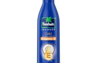 Parachute Advansed Gold Vitamin E Coconut Hair Oil| Long & Soft Hair | For All Hair Type| No Paraben & Silicones| 300Ml