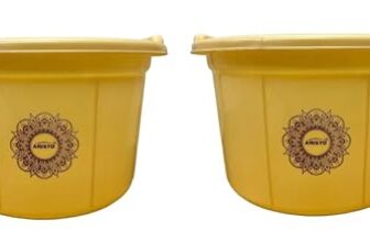 Aristo Multipurpose Plastic Tub 32 Ltr Aqua Peach Combo
