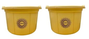 Aristo Multipurpose Plastic Tub 32 Ltr Aqua Peach Combo