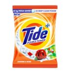 Tide Plus Detergent Washing Powder – 10Kg Mega Saver Pack | Jasmine & Rose Fragrance | Removes Deep-Seated Oil, Gravy, Tea Stains | World’S No. 1 Detergent Brand