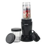 Singer Nutricool Juicer Mixer Grinder | Smoothie Maker | Powerful 500 Watts Copper Motor | 2 Transparent Jars | Stainless Steel Blades | Isi Certified | 2 Years Warranty | Black