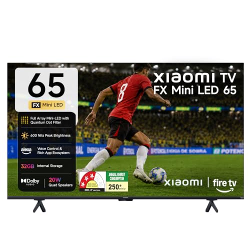 Xiaomi 165 Cm (65 Inches) Smart Tv Miniled Qled Fire Tv L65Mc-Fsmin