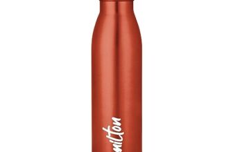 Milton Breeze 750 Stainless Steel Water Bottle 730 Ml, Single Walled, Isi Certified I Leak Proof Lid, Rust Proof I For School, Office, Gym I Mettalic Brown