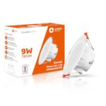 Orient Electric 9W Led Ceiling Light | 765 Lumens | Energy Saving | Up To 4 Kv Surge Protection | Suited For 3-Inch Junction Box| Cool White | Bis Certified | Made In India | Pack Of 1