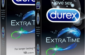 Durex Extra Time Condom(Set Of 2, 20 Sheets)