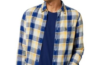 U.S. Polo Assn. Men Cotton Regular Fit Shirt (Udsht0962_Yellow, Large