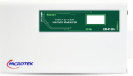 Microtek Em4160+ Digital Display For Ac Upto 1.5Ton (160V-285V) Voltage Stabilizer(White)