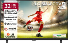 Lg Ai Lb65 80 Cm (32 Inch) Full Hd Led Smart Webos Tv 2026 Edition With Alpha5 Ai Processor Gen9, Hdr10 Pro, Ai Magic Remote Compatible, Ai Sound Pro (Virtual 9.1.2 Up-Mix), 60 Hz Refresh Rate 5 Yearsos Upgrade, Secured By Lg Shield, Lg Channels(32Lb650Bpla)