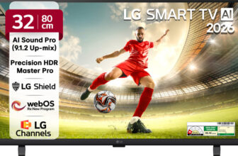 Lg Ai Lb65 80 Cm (32 Inch) Full Hd Led Smart Webos Tv 2026 Edition With Alpha5 Ai Processor Gen9, Hdr10 Pro, Ai Magic Remote Compatible, Ai Sound Pro (Virtual 9.1.2 Up-Mix), 60 Hz Refresh Rate 5 Yearsos Upgrade, Secured By Lg Shield, Lg Channels(32Lb650Bpla)