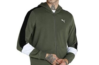 Puma Men’S Cotton, Polyester Standard Length A-Line Coat (67054244_Grape Leaf)