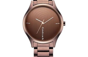 Fastrack Style Up Quartz Analog Brown Dial And Brown Stainless Steel Strap Watch For Guys – Nt3184Qm02