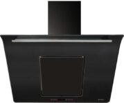 Faber Hood Curvy Plus Bk Tc Ltw 60 (110.0393.697) 1000 Cmh 60 Cm Chimney(Wall Mounted, Black)