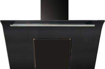 Faber Hood Curvy Plus Bk Tc Ltw 60 (110.0393.697) 1000 Cmh 60 Cm Chimney(Wall Mounted, Black)