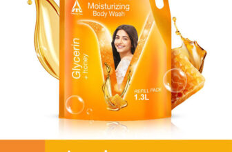 Vivel Glycerin & Honey Body Wash Shower Gel, For Soft, Glowing & Moisturized Skin(1.3 L)