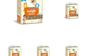 Pro-Ease Lovingle Luxury Wrapper Baby Diaper|Pant Style Diaper For Baby|Diaper L Size|2X Preference On Absorption*Iadvanced Leakage Protection|Wetness Indicator|Easy Throw Tape|9-14 Kg|50 Pieces.
