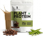 Ayuvana Plant Protein Powder With Prebiotics & Probiotics Plant-Based Protein(500 G, Brazilian Mocha)