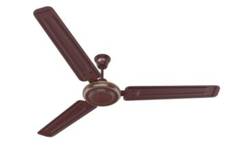 Orient Electric Apex-Fx 1200Mm Ceiling Fan For Home| Bee 1 Star Rated Energy Efficient Fan| Rust Resistant | Strong And Powerful Motor | 2 Years Warranty By Orient | Brown – Pack Of 1