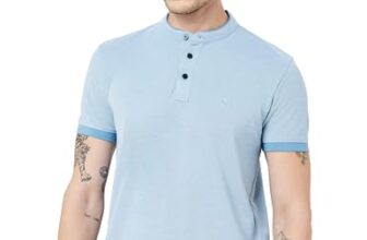 Allen Solly Mens Regular T Shirt Blue