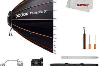 Godox P88 Kit Parabolic Softbox, Quick-Setup Bowens Mount For Godox Sl-60W Sl150Wii Vl150 Vl300 Ul150 Ul60 Sz150R Sz200Bi And Bowens Mount Falsh
