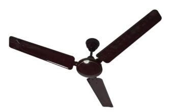 Cadlec Breeza 1200Mm/48 Inch Ceiling Fan | Bee Star Rated Energy Efficient | Ultra High Speed Motor | Perfect For Home, Living Rooms & Bedrooms | 3-Year Warranty | Brown-Pack Of 1