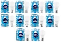 Halonix 2-In-1 Dimmable 9W,0.5W Multi Wattage Adjustable Light Led Bulb (Pack Of 10), All Rounder Led Bulb Base B22D