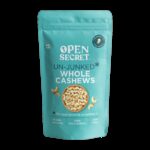 Open Secret Premium Whole Kaju – High Protein Dry Fruit, Fasting Vrat Special Cashews(1 X 1 Kg)