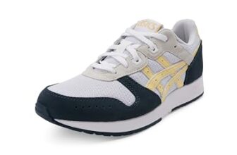 Asics Unisex Lyte Classic White/Sunlight Sneakers – 12 Uk Men/ 11 Uk Women (1203A920.100)
