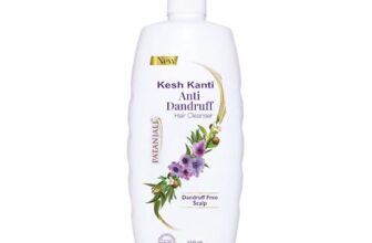 Patanjali Kesh Kanti Anti-Dandruff Hair Cleanser 650 Ml, Natural Shampoo For Dandruff & Hairfall, Scalp Cleansers For Men And Women, All Hair Types