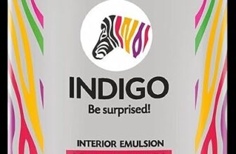 Indigo Interior Emulsion Sliver Series – White | Interior Paint | Matt Finish | 10 Liters | White