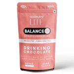 Cocosutra Balance Sugar Free Drinking Chocolate Mix | Gut Health & Digestive Wellness | Boosts Immunity | Good Bacteria Support | Keto Friendly | Enjoy Hot Or Cold | 200 G