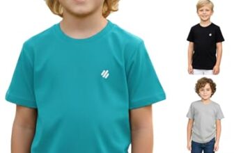 Onn Boy’S Half Sleeves Round Neck Solid Cotton T-Shirt Oa748_Blk_Mst_Gm_Sgn_Nb_60_5Pc