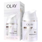 Olay 7In1 Ultra-Light Gel Moisturizer | Niacinamide, Vitamin C, Collagen Peptides | Fights 7 Issues For Smooth & Glowing Skin | Normal To Oily Skin | Dermatologically Tested | Non Comedogenic | 50G