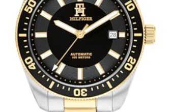 Tommy Hilfiger Men’S Automatic Two Tone Stainless Steel Watch