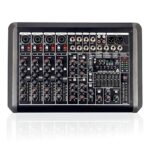 Audio Array Mt-12 12 Analog+2 Digital Ch (L+R) Hybrid Analog+Usb Mixer, Extra Sub Out+Fq Selector 48Khz Dsp, 4Xlr & 8 Trs In, 3-Band Eq, +48V, 24Dbu Xlr Out, Graphical Eq, Type-C, Studio & Streaming