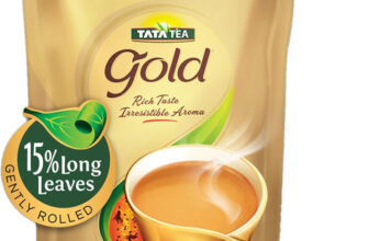 Tata Tea Gold Black Tea With Gently Rolled Aromatic Long Leaves Unflavoured Black Tea Pouch(750 G)