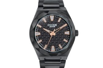 Sonata Poze 9 With Quartz Analog Black Dial Ip Black Sheet Metal Strap Watch For Men – Sp70113Nm01W
