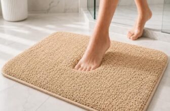 Roar Carpet Doormat For Home Entrance, Door Mat For Living Room, Bedroom & Office, Anti Slip Floor Mat,Easy Clean Decorative Mat For Indoor Outdoor Use Microfiber Bath Mat, 60X40 Cm, Beige