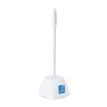 Cello Plastic Eco Round Toilet Brush With Holder Pack Of 1, Blue |360 Degree Crimped Bristles, Easy To Hanging & Store Stand |Toilet Cleaning Brush For Western And Indian Toilet, Bathroom For Cleaning