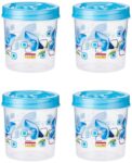 Aristo Store Queen111 Plastic Storage Container-320 Ml (4 Pcs Set)