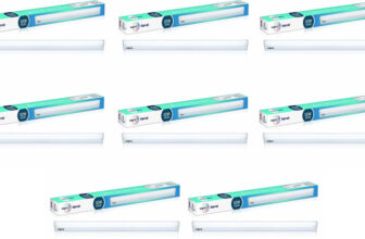 Wipro 10 Watt Led Tubelight Batten (Color-White/6500K,Size: 2 Feet)- Pack Of 8 10 W 54 Cm Tube Light(White, Pack Of 8)