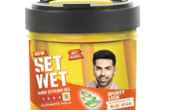 Set Wet Styling Hair Gel For Men – Sport Extreme, 250Gm | Extreme Hold, High Shine |For Short To Medium Hair| No Alcohol, No Sulphate