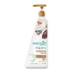 Everyuth Naturals Nourishing Cocoa Body Lotion | 48Hr Deep Moisturization | Smooth, Radiant & Healthy Skin| With 100% Natural Almond Milk & Cocoa | Deep Moisture Care For Dry Skin – 500Ml Bottle
