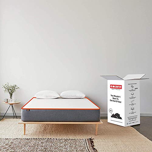 Coirfit Biolife 7-Zone Latex With Talalay Tech.4 Inch King Size Latex Foam (72X72) Inches| Bed Mattress| 15 Year Warranty| Medium Firm, Back Support & Comfort| Breathable King Bed Cool Gel Mattress