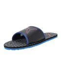 Puma | Stellar V6 Men’S Slides | Black-Limoges-High Risk Red | 6Uk