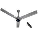 Inalsa Bldc Ceiling Fan 1200Mm Aero Swift Luxe|Ceiling Fan With Remote Control Timer/Boost Mode|Bee 5 Star Rated Energy Efficient|Low Noise|High Air Delivery|Led Indicator|3 Yr Warranty On Motor,Grey