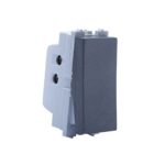 Wipro Northwest Nowa 16A One Way Switch, Silver Grey (Pack Of 10)